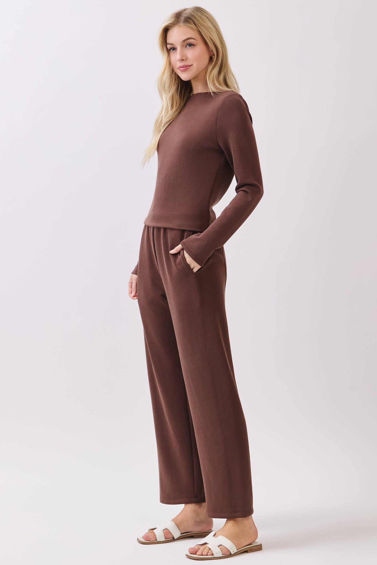 Modal Jersey Straight Fit Pants