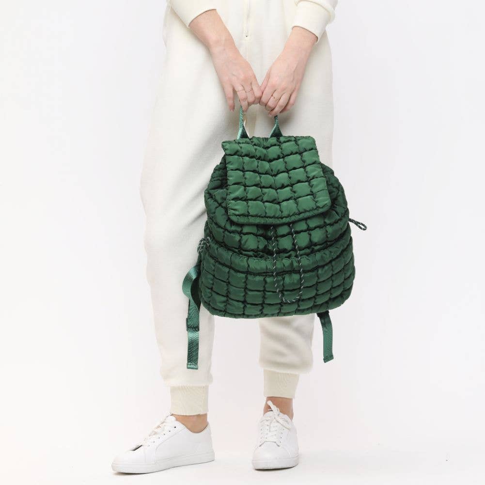 Vitality Quilted Puffer Nylon Backpack
