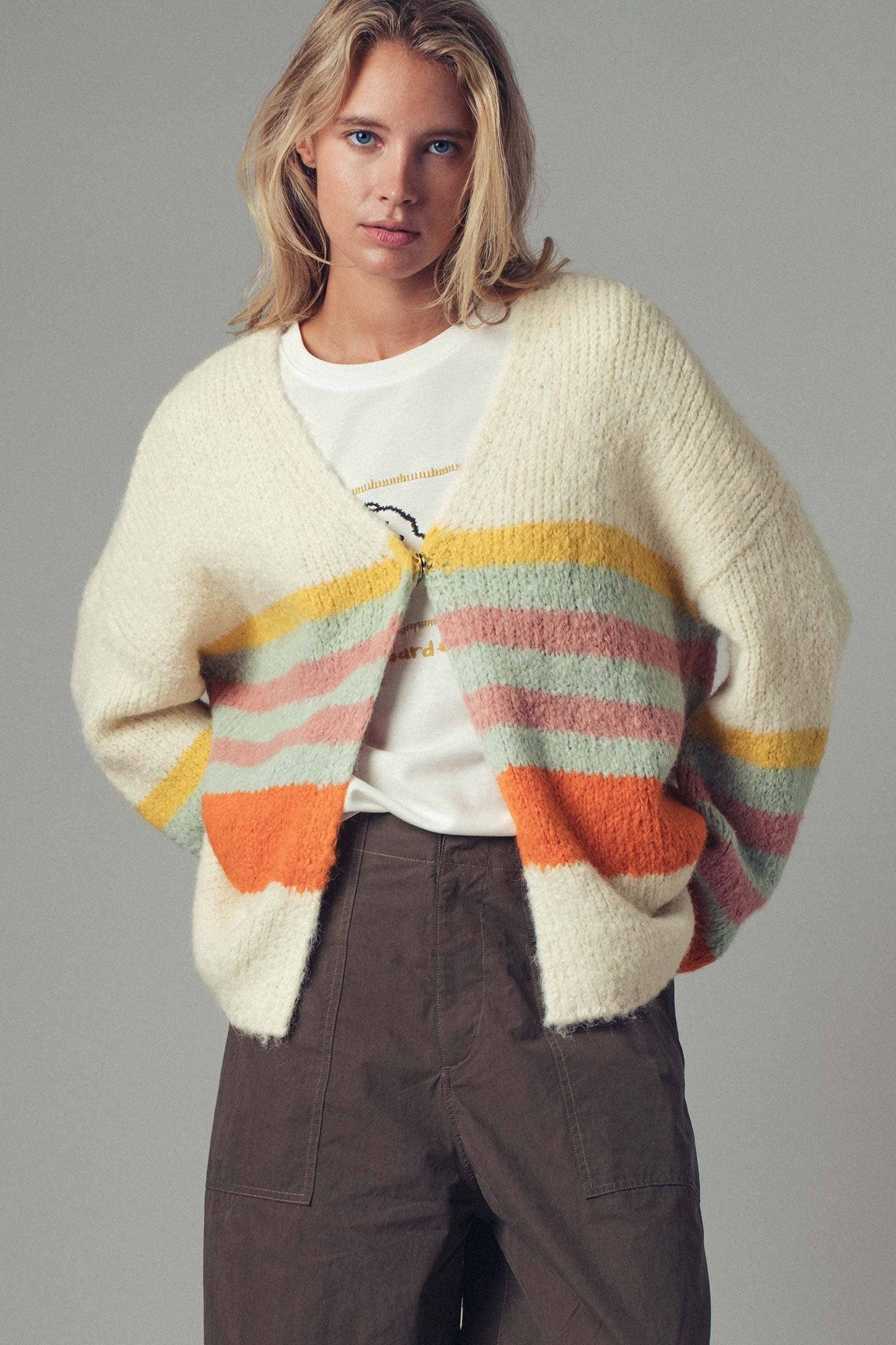 Boho Stripe Cardigan