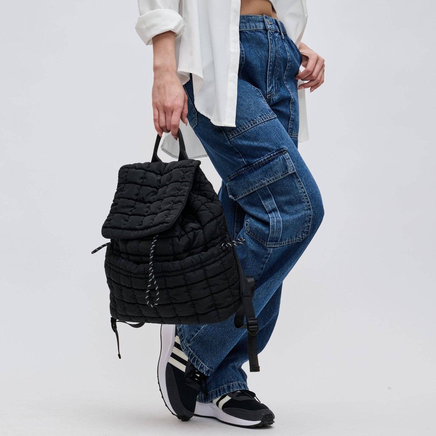 Vitality Quilted Puffer Nylon Backpack