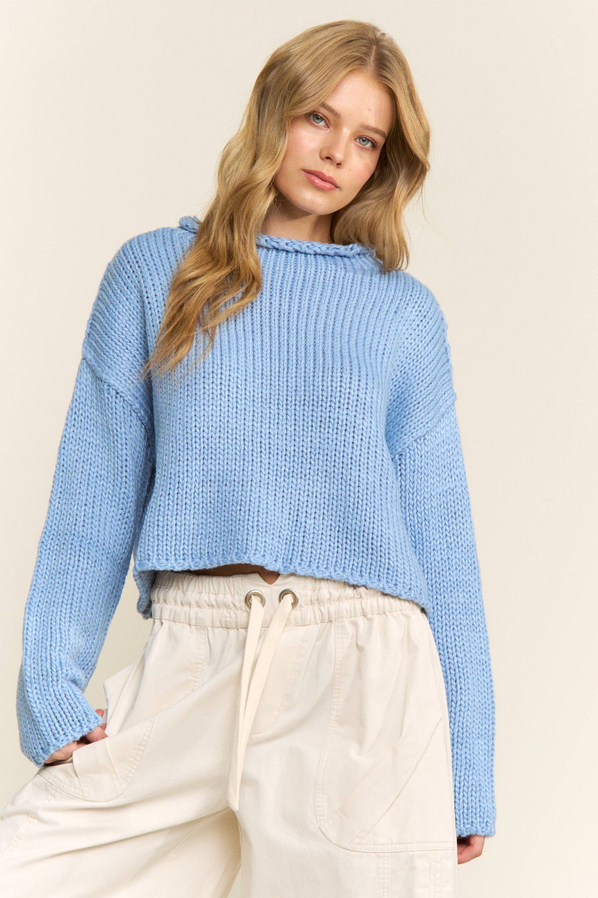 Golden Hour Cropped Sweater