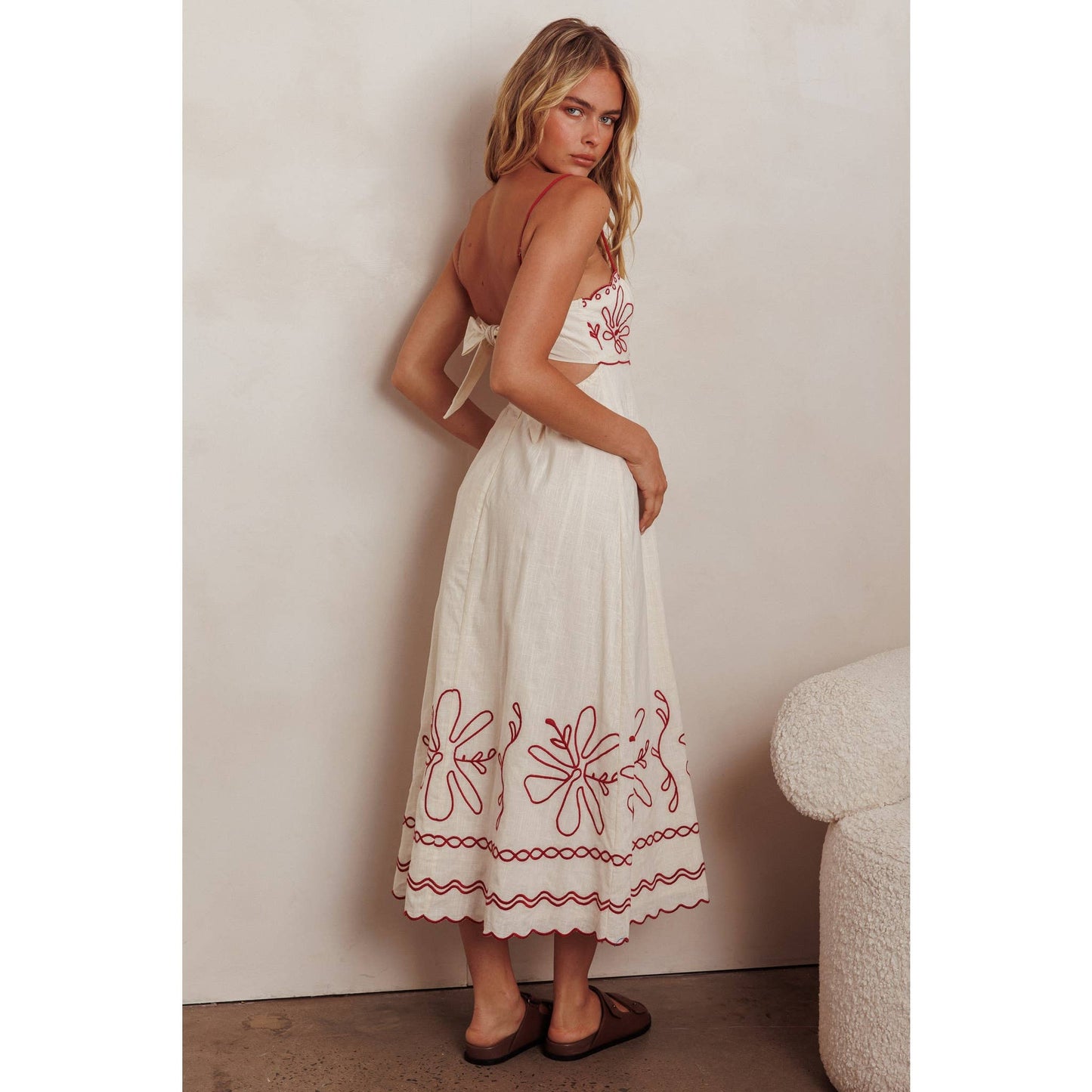 WESTERN VIBE FLORAL MAXI DRESS