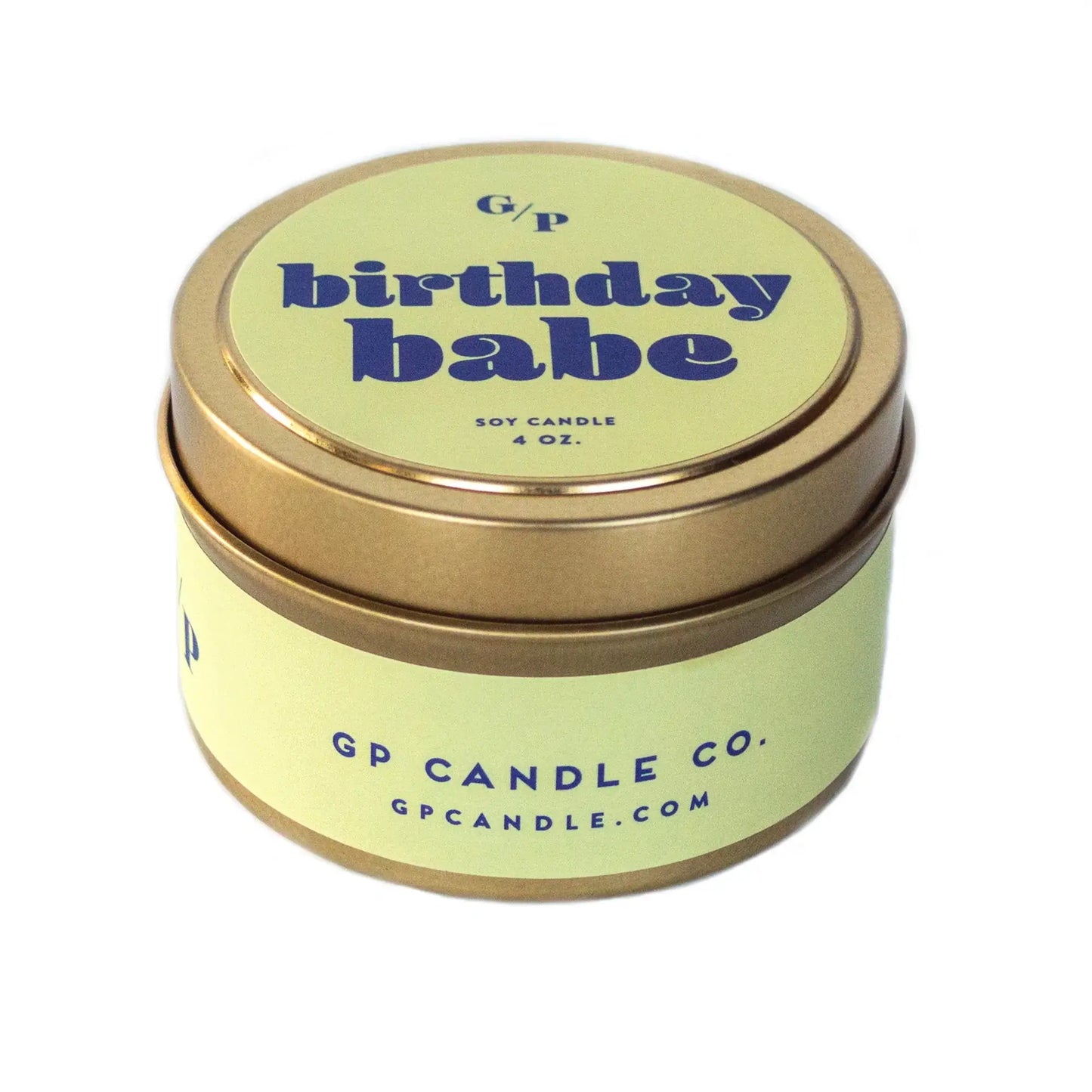 Birthday Babe Just Because Candle Tin