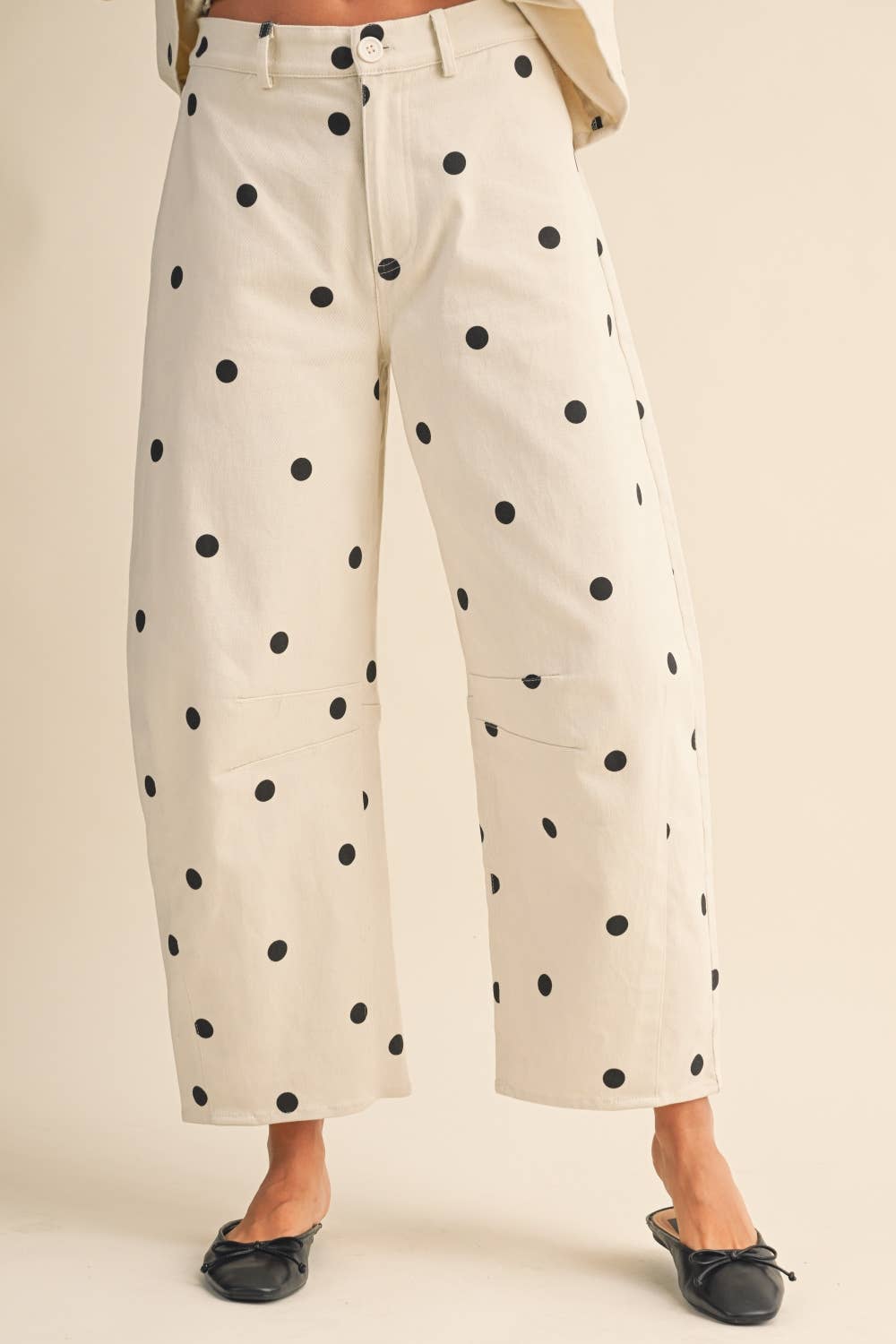 POLKADOT BARREL PANTS