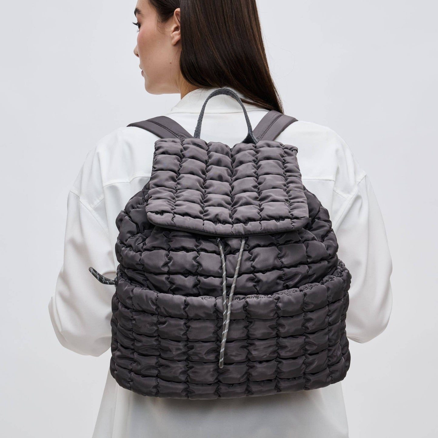 Vitality Quilted Puffer Nylon Backpack