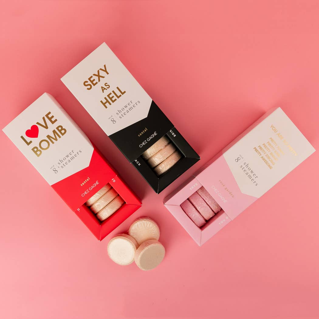 Love Bomb - Aromatherapy Shower Steamers - Santal - Set of 8