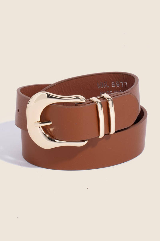 Classic Vegan Leather Belt