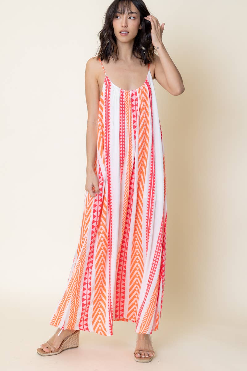 Striped Cami Maxi Dress
