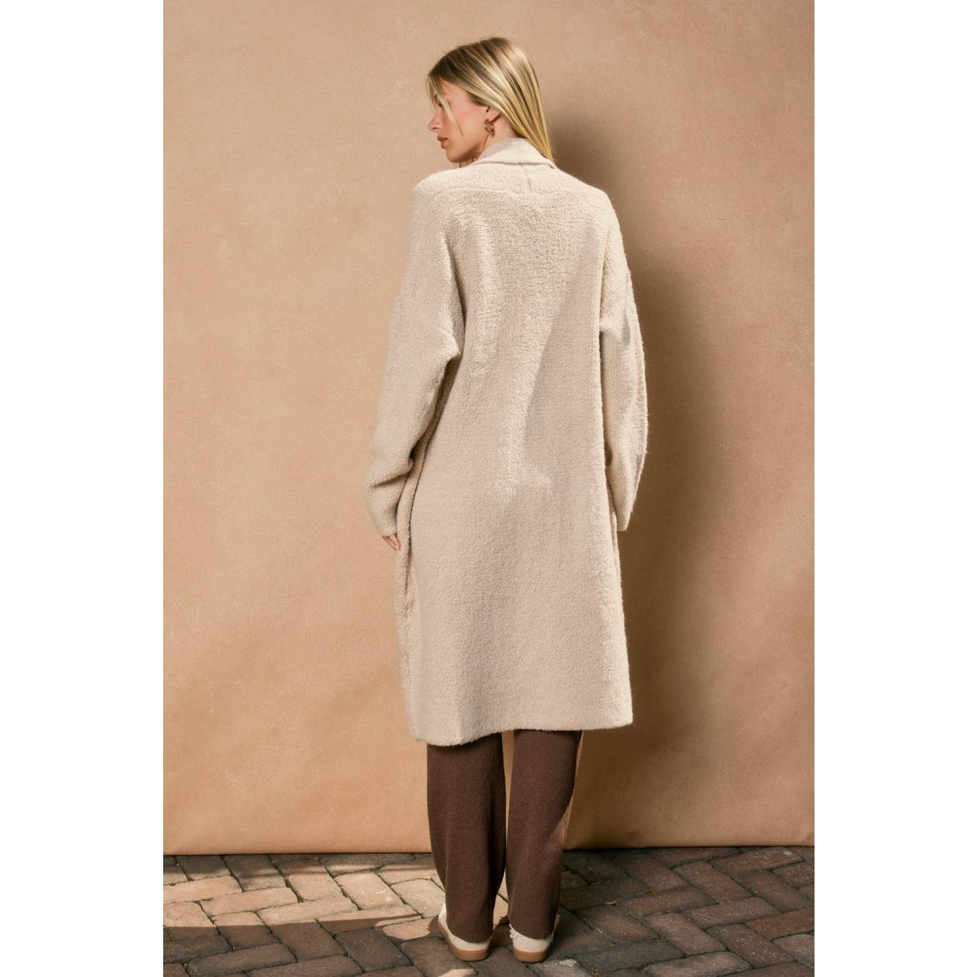 Open Front Long Cardigan