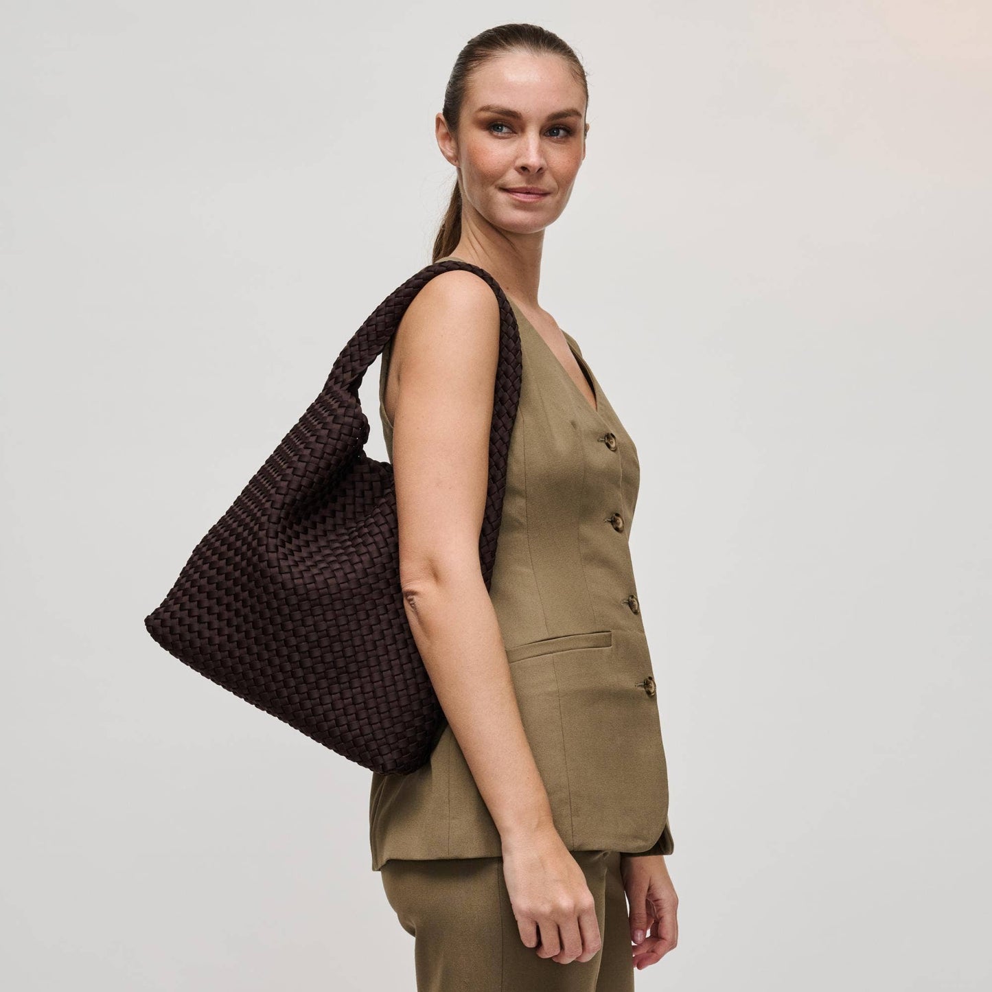Celestial Woven Neoprene Hobo