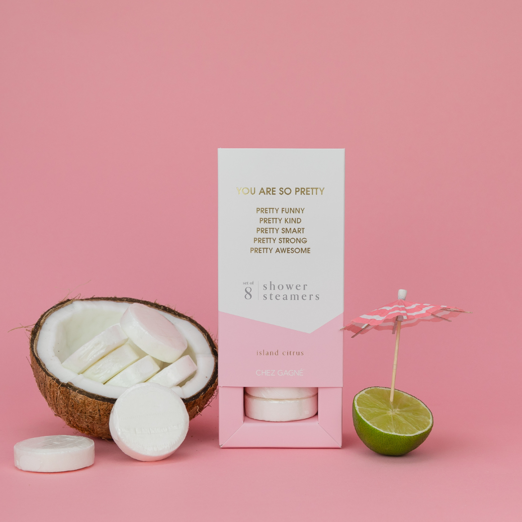 You Are So Pretty - Aromatherapy Shower Steamers - Island Citrus - Set of 8