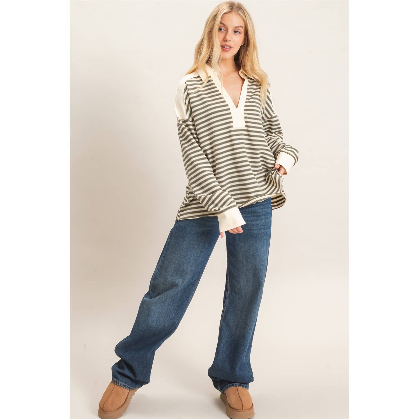 Striped Henley