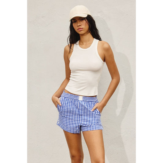 Gingham Boxer Shorts