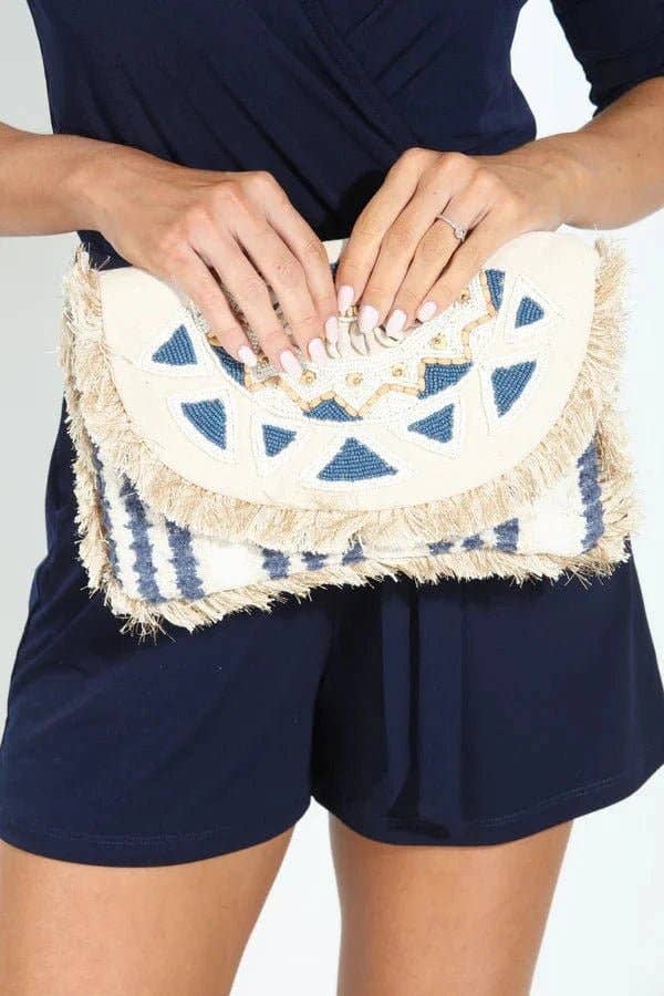 Shells & Beads Clutch