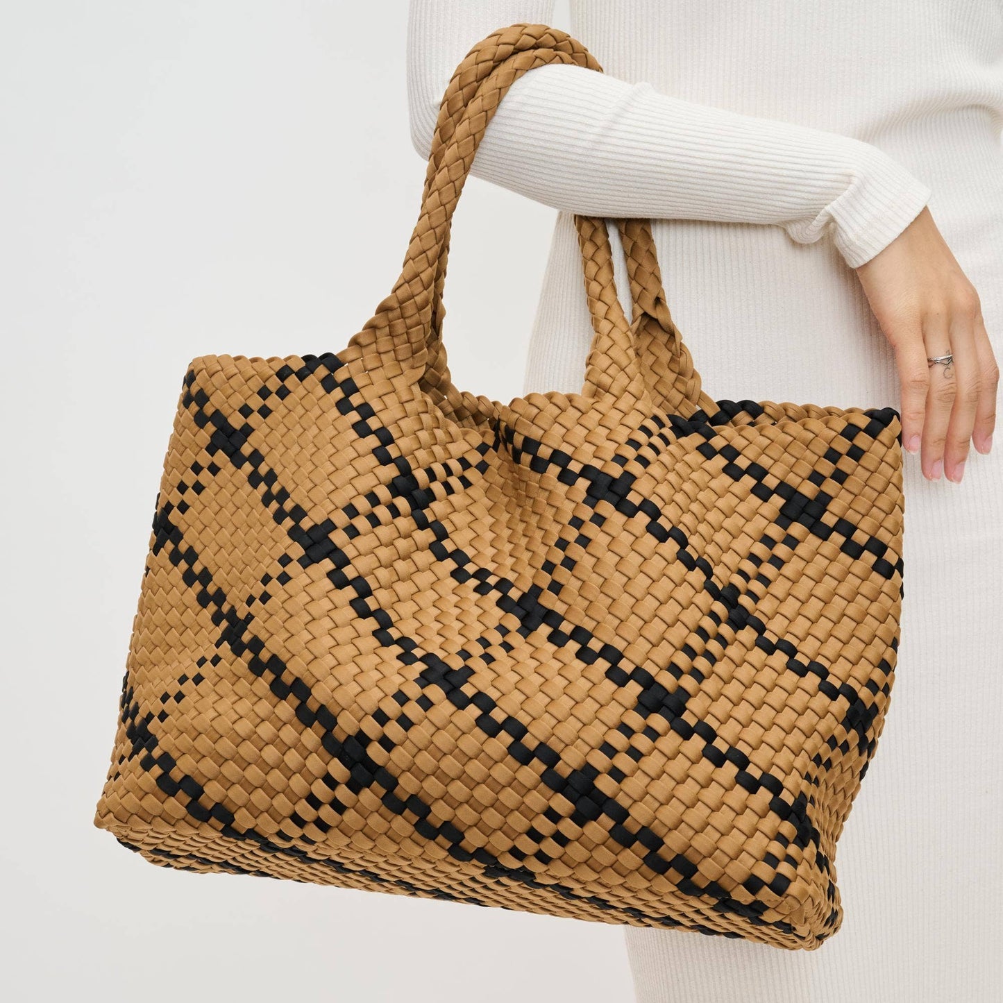 Sky's The Limit - Large Woven Neoprene Tote