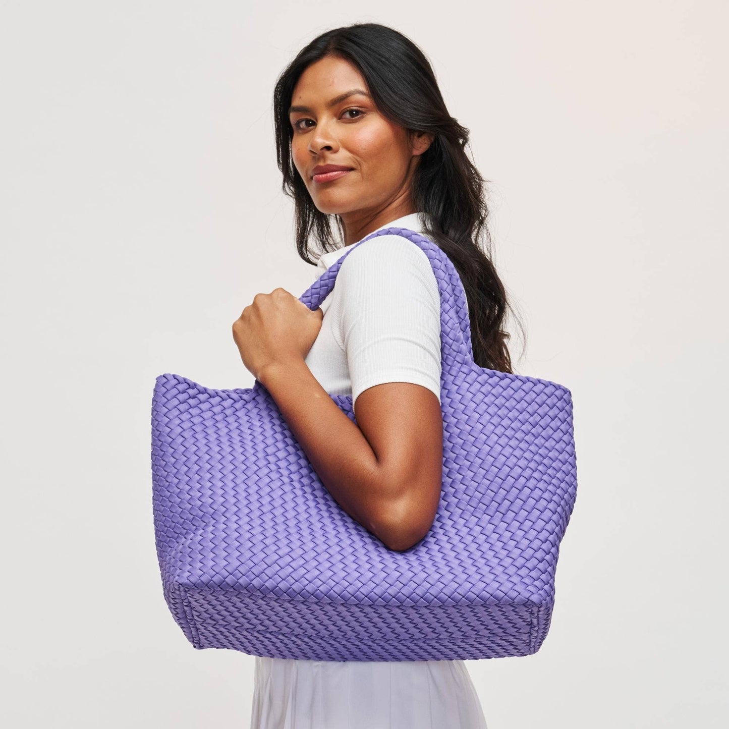 Sky's The Limit - Large Woven Neoprene Tote