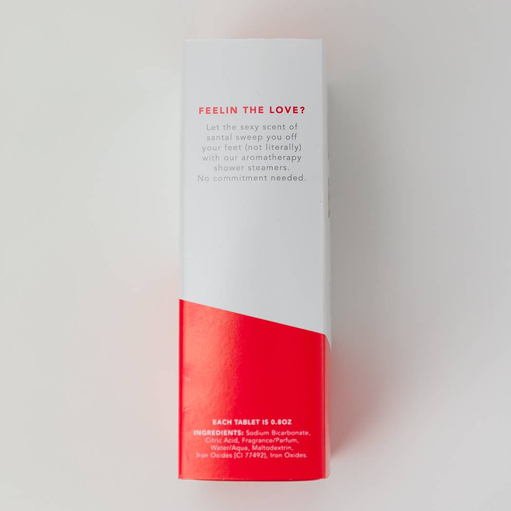 Love Bomb - Aromatherapy Shower Steamers - Santal - Set of 8