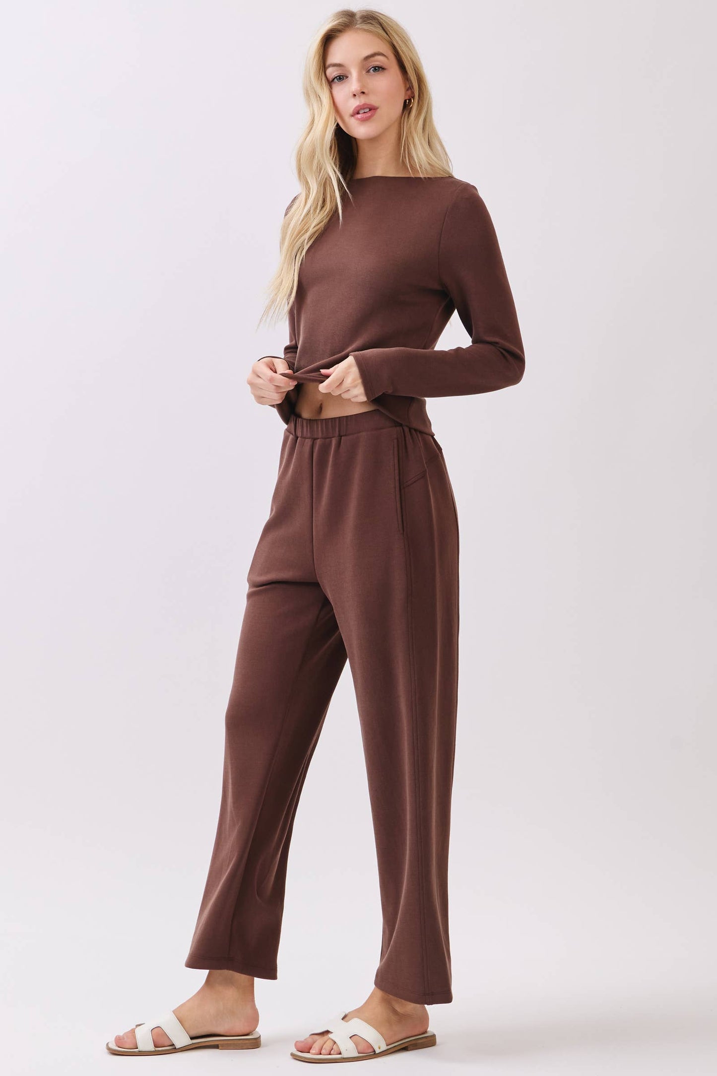 Modal Jersey Straight Fit Pants