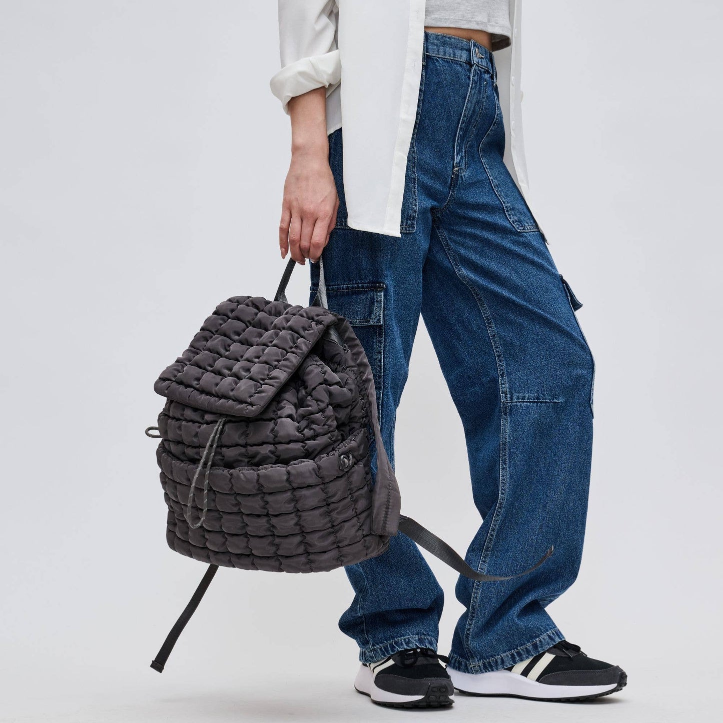 Vitality Quilted Puffer Nylon Backpack