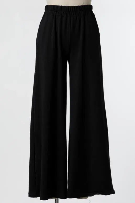 Terry Wide Leg Pants