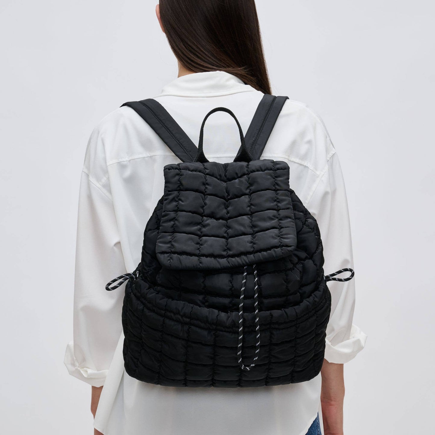 Vitality Quilted Puffer Nylon Backpack