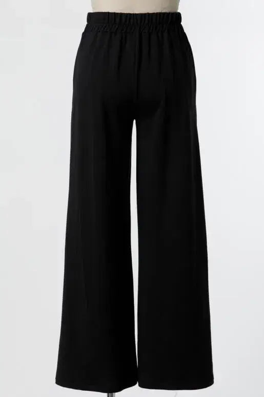 Terry Wide Leg Pants