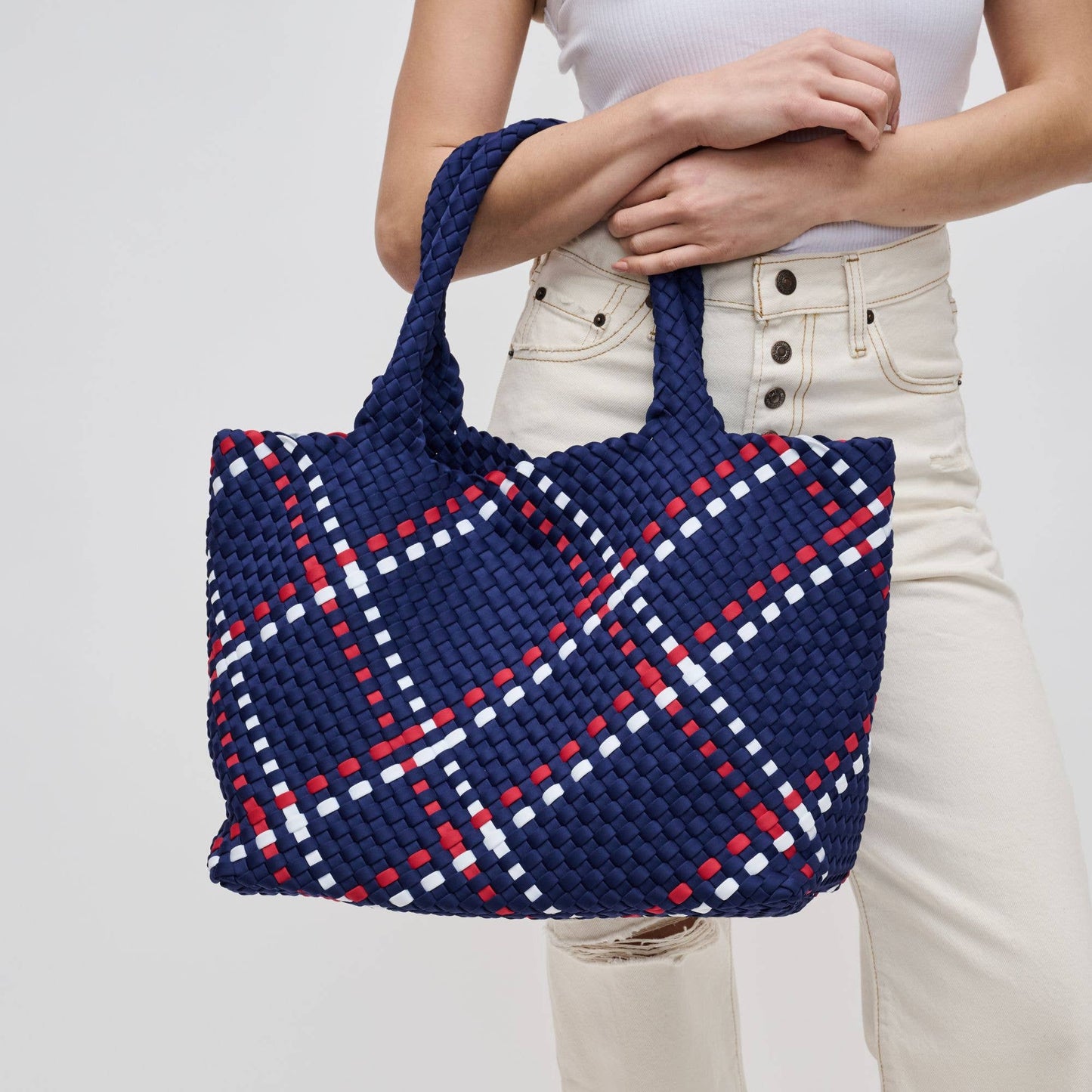 Sky's The Limit - Large Woven Neoprene Tote