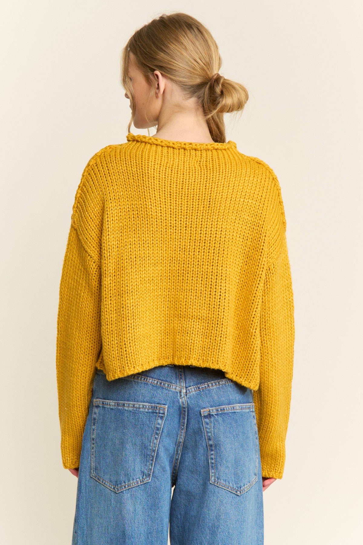 Golden Hour Cropped Sweater