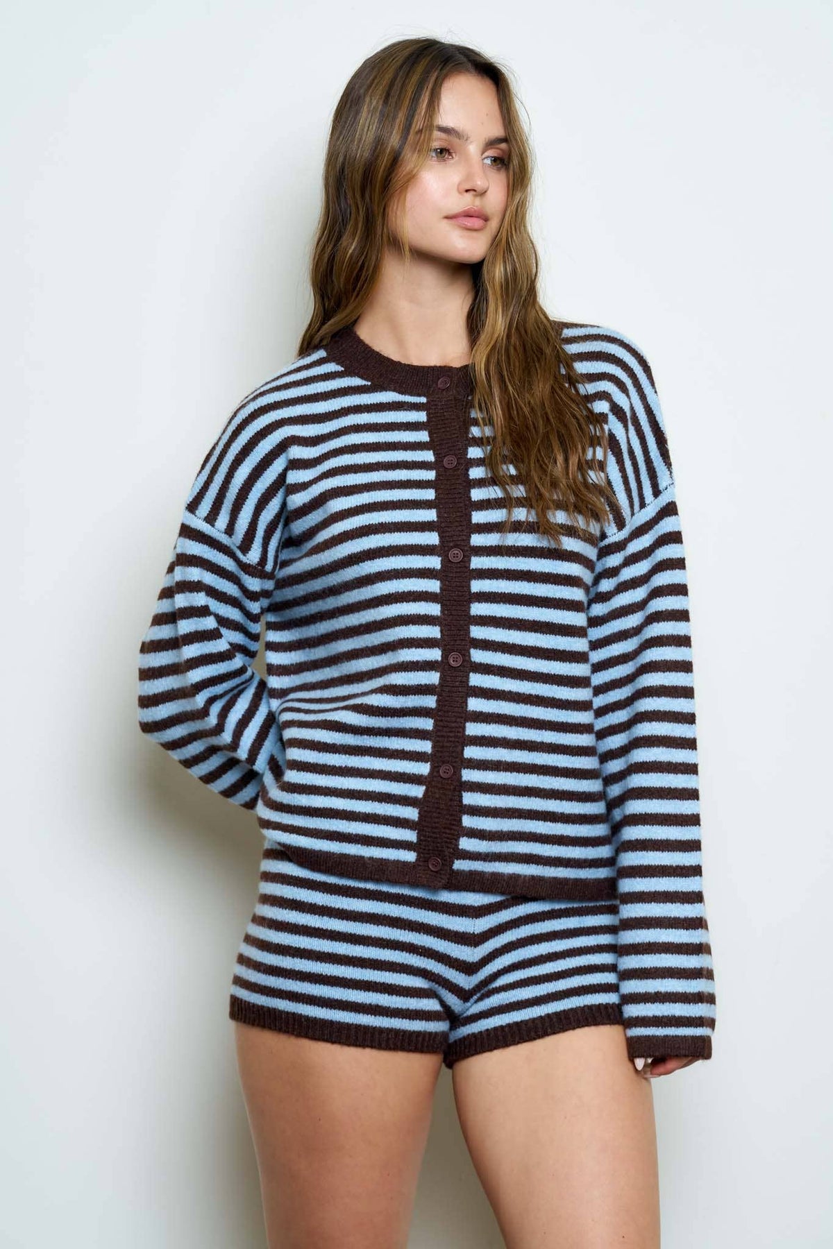 BLUEBELL STRIPED CARDIGAN