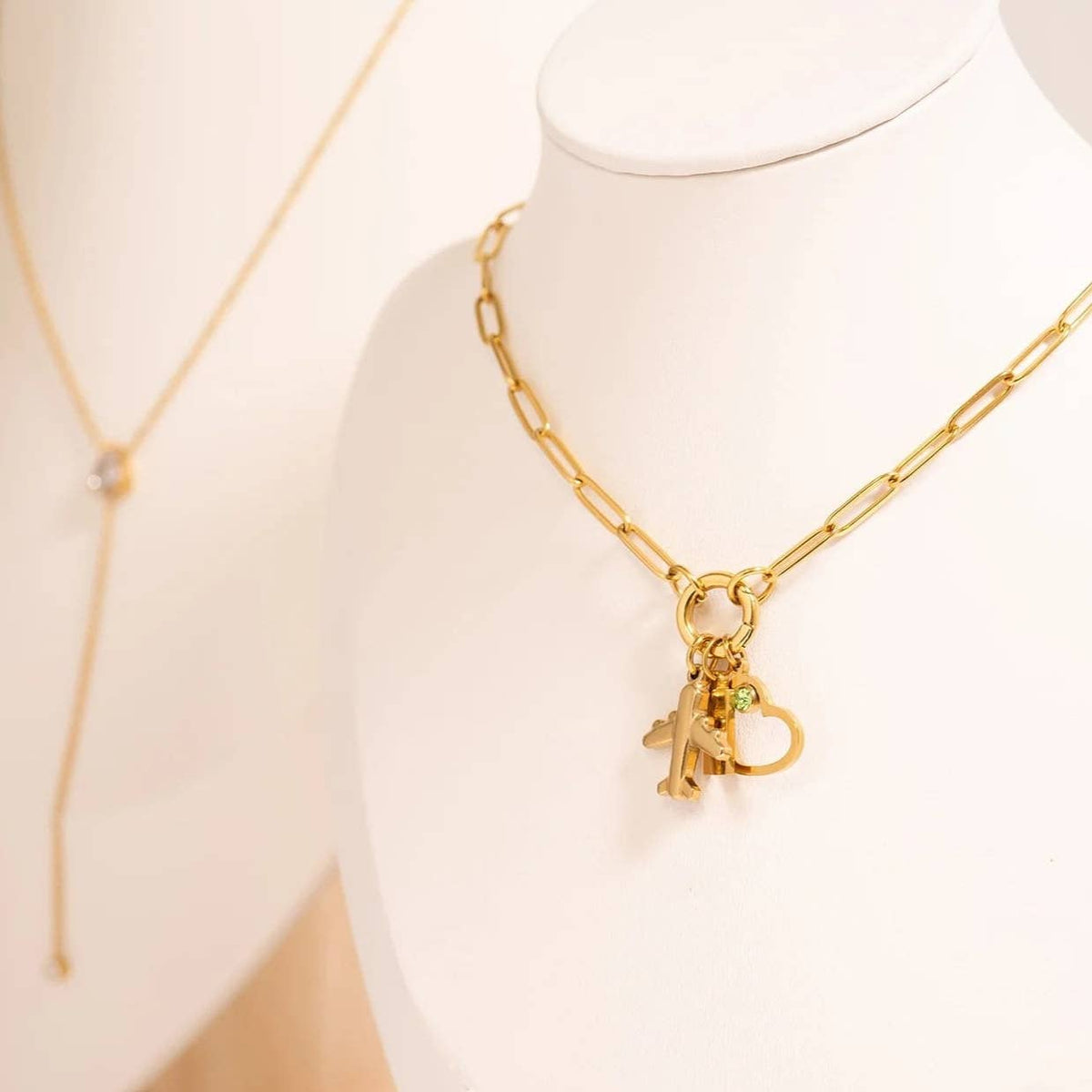 Paperclip Carabiner Necklace