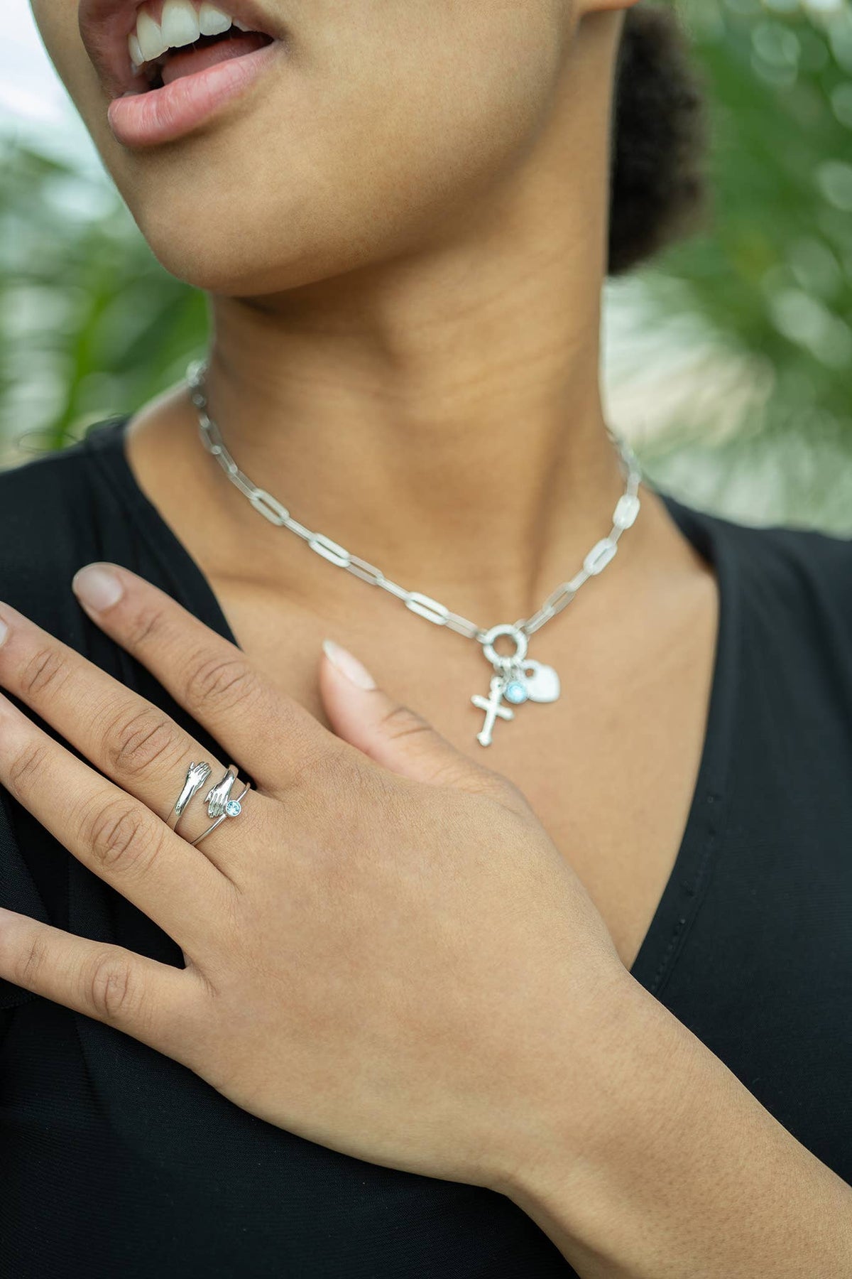Paperclip Carabiner Necklace