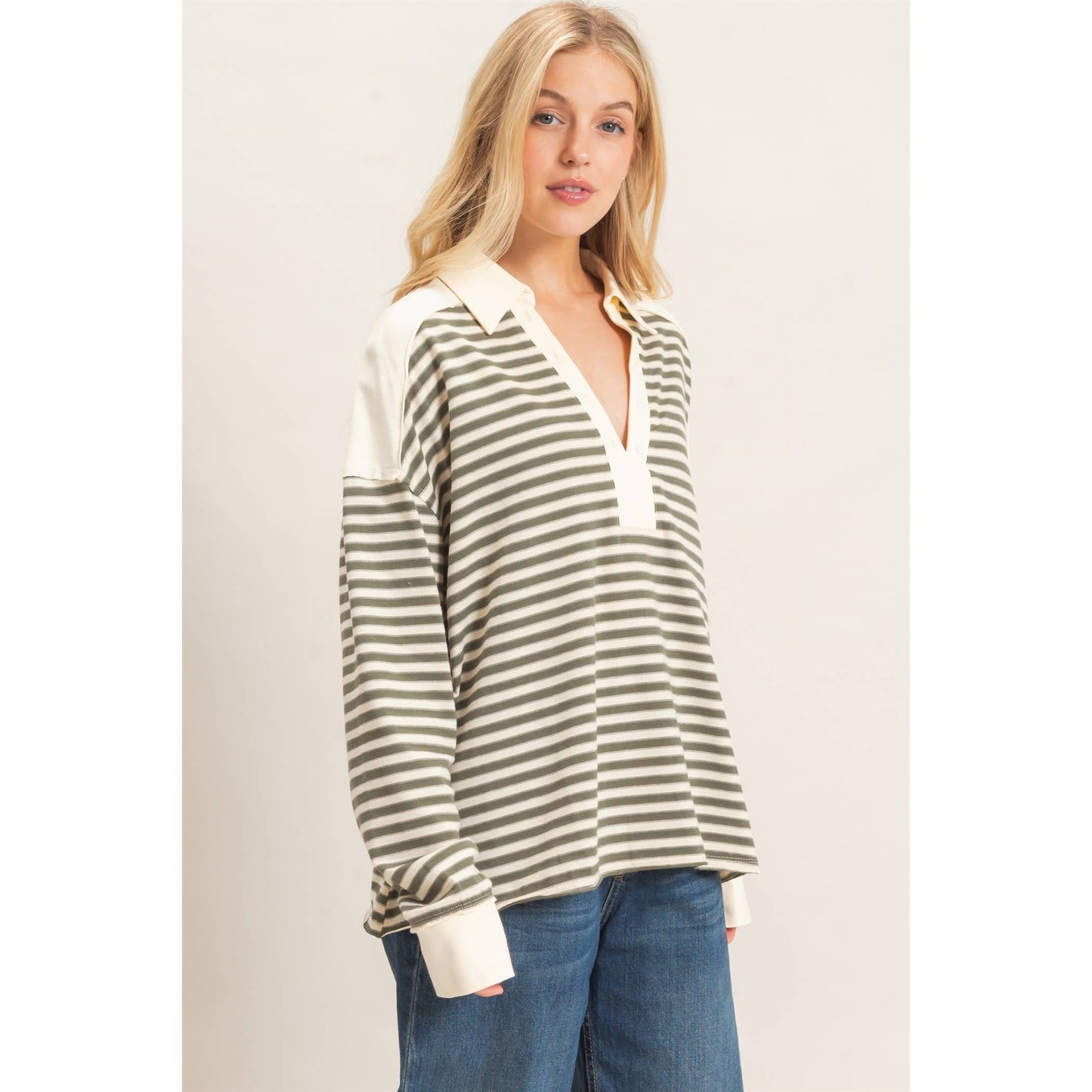 Striped Henley