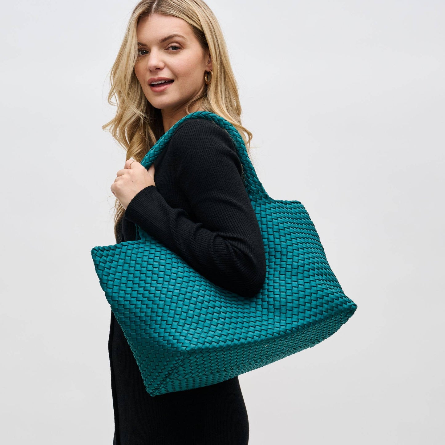 Sky's The Limit - Large Woven Neoprene Tote