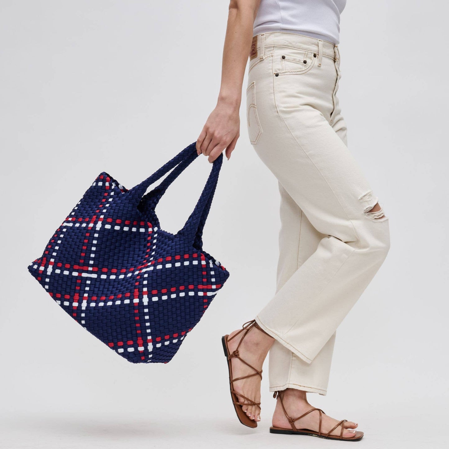 Sky's The Limit - Large Woven Neoprene Tote