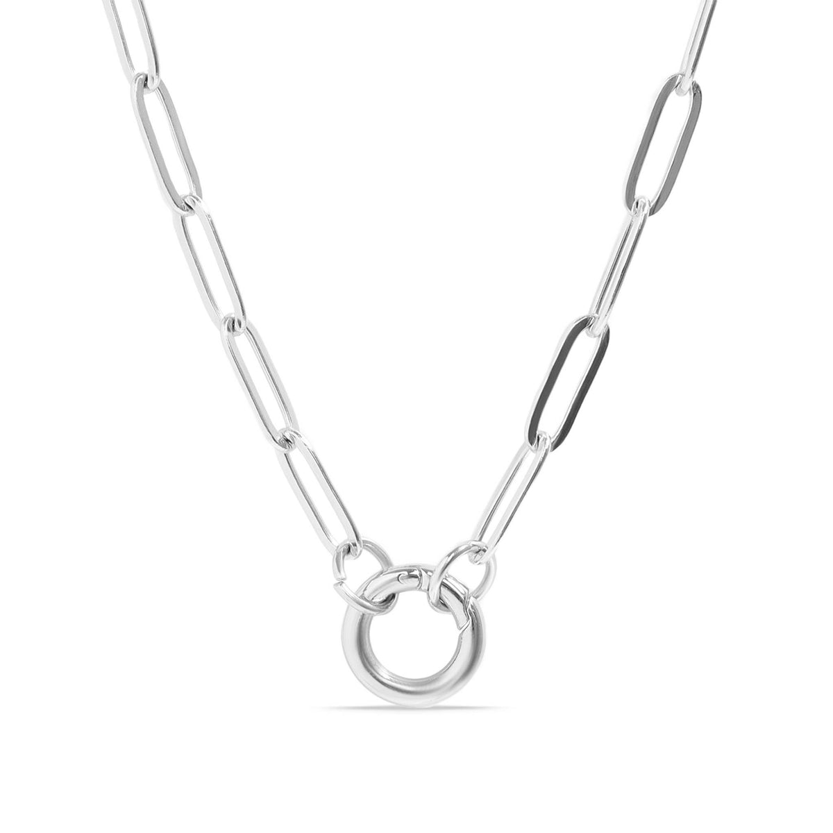 Paperclip Carabiner Necklace