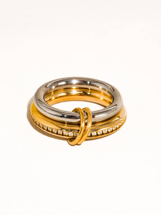 Bayard Multi Stack CZ Band Ring