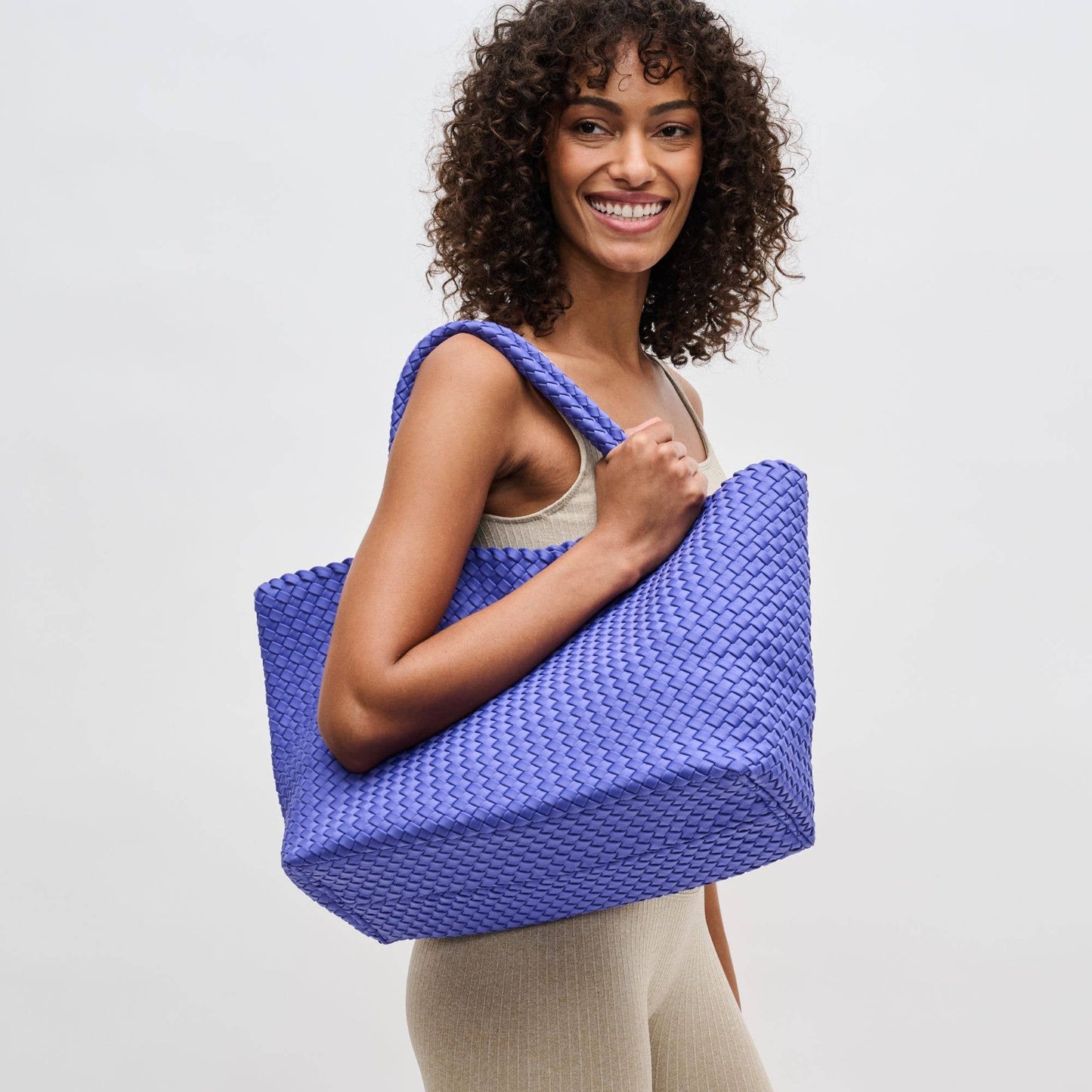 Sky's The Limit - Large Woven Neoprene Tote