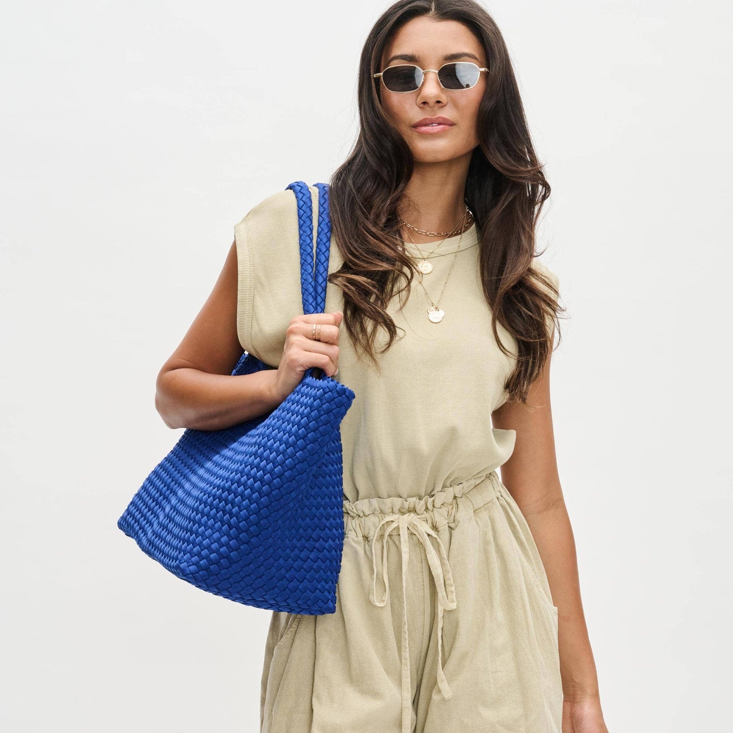 Sky's The Limit - Large Woven Neoprene Tote