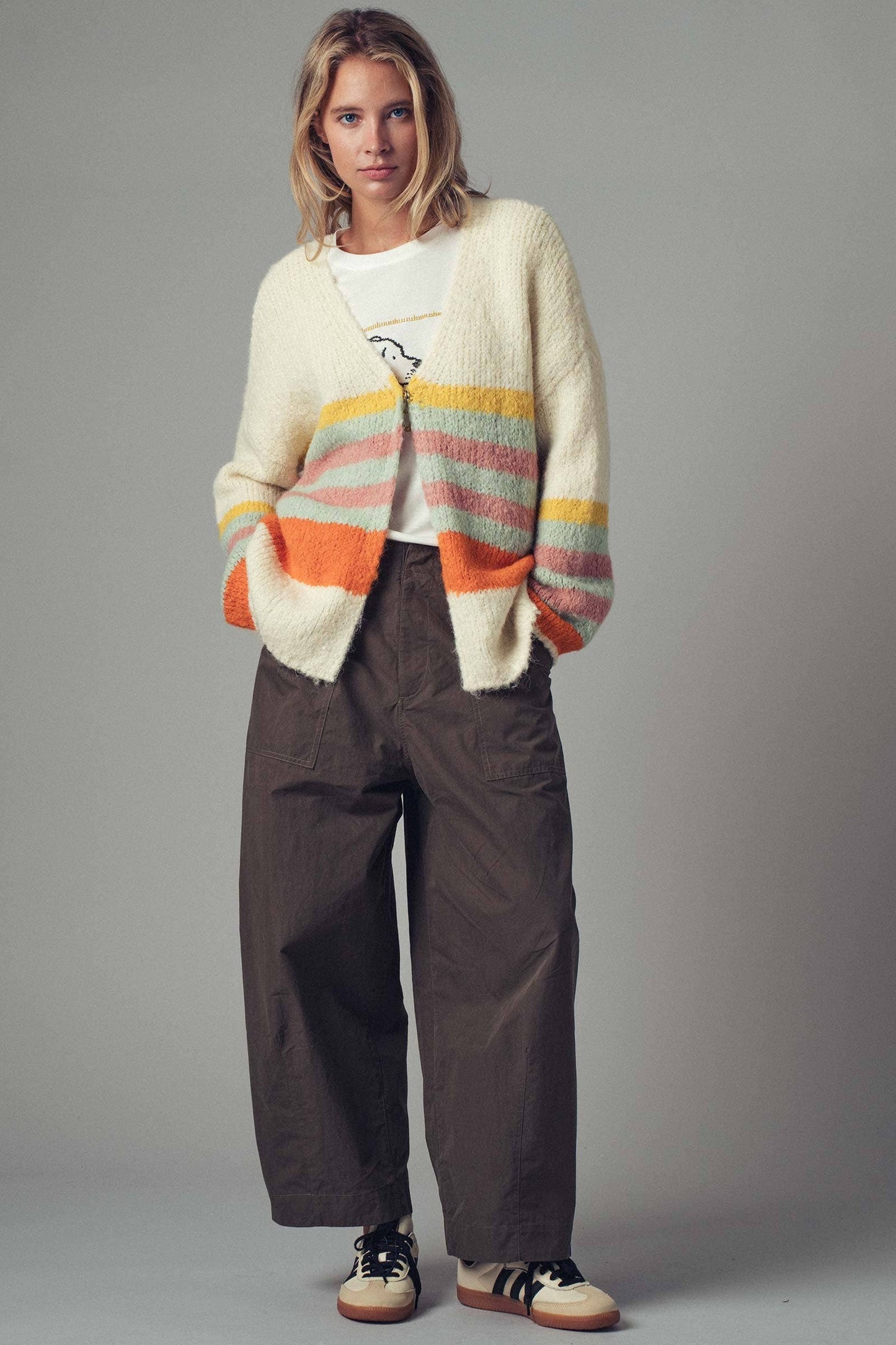 Boho Stripe Cardigan