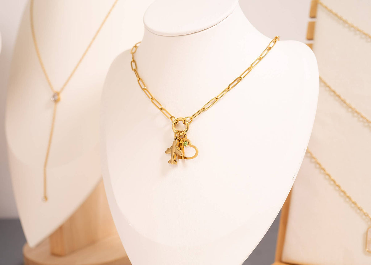 Paperclip Carabiner Necklace
