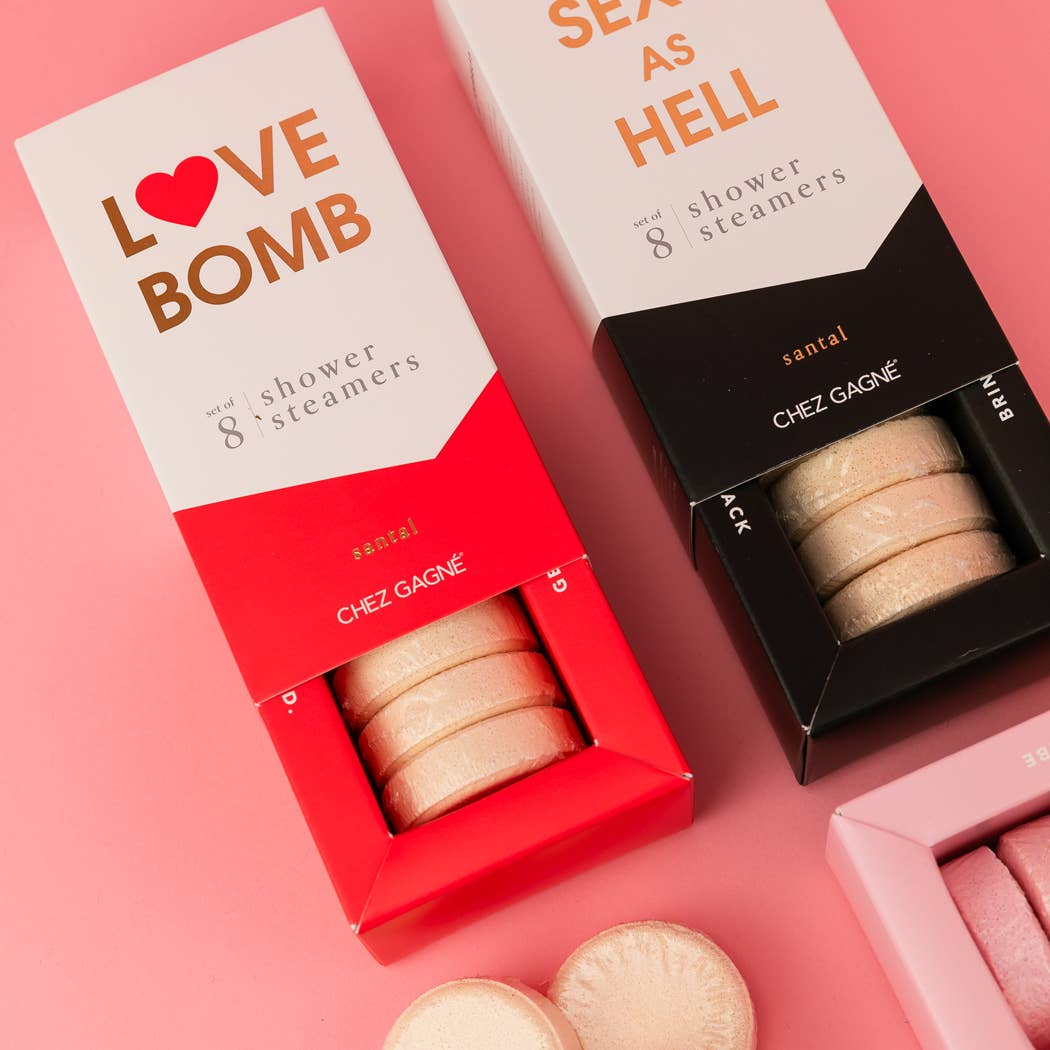Love Bomb - Aromatherapy Shower Steamers - Santal - Set of 8