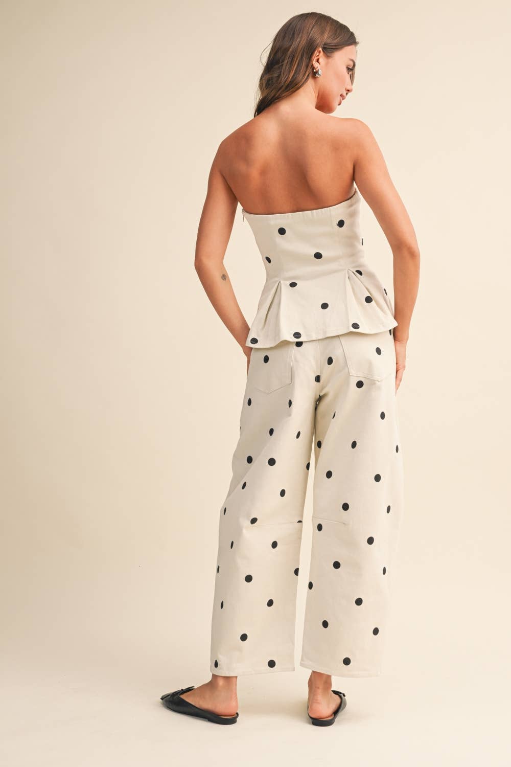 POLKADOT BARREL PANTS