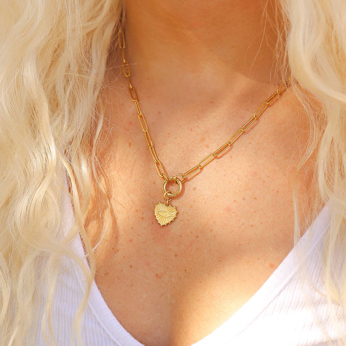 Paperclip Carabiner Necklace