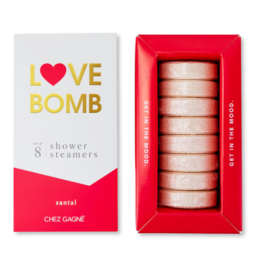 Love Bomb - Aromatherapy Shower Steamers - Santal - Set of 8