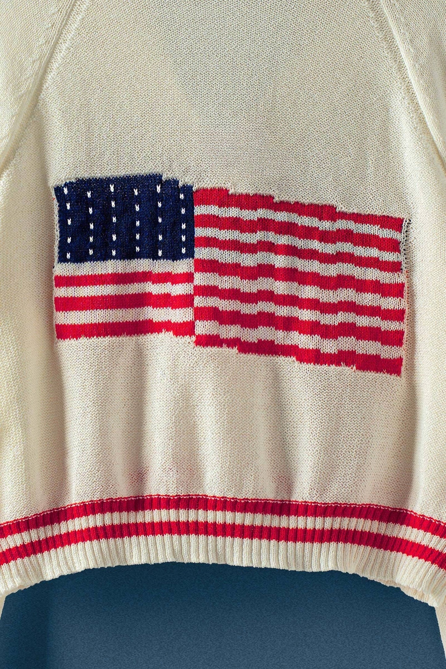 American Flag Knit Cardigan