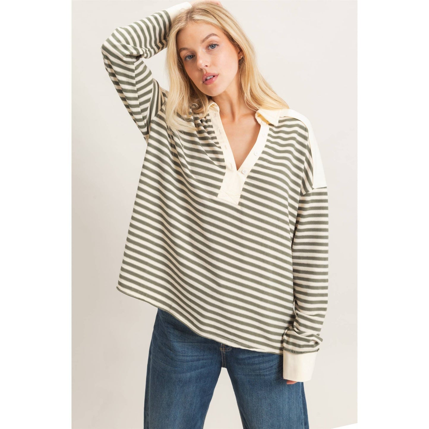 Striped Henley