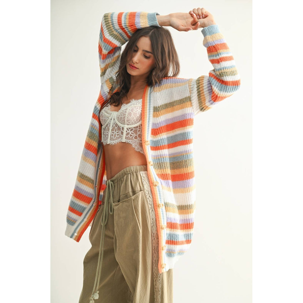 Fall into Color Cardigan