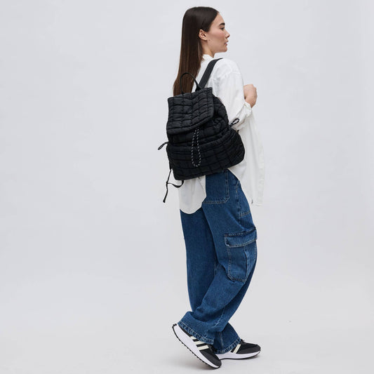 Vitality Quilted Puffer Nylon Backpack