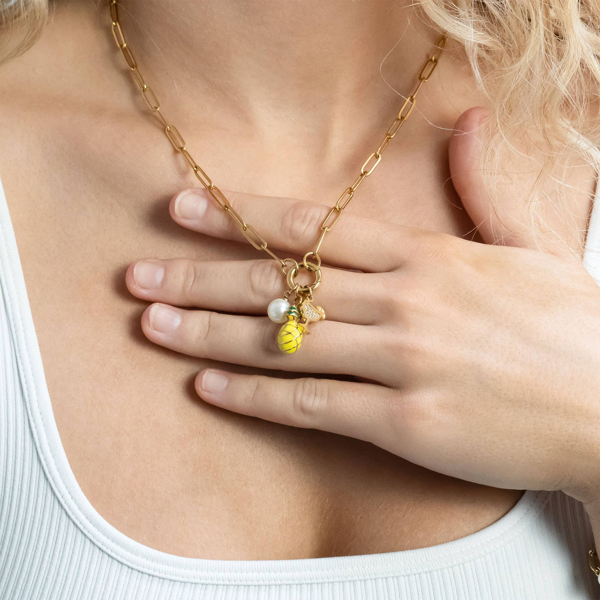 Paperclip Carabiner Necklace