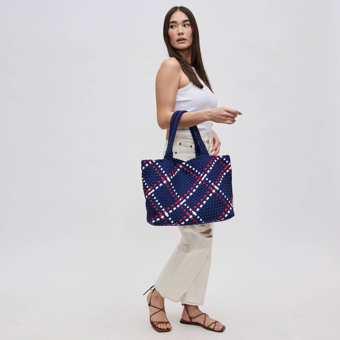 Sky's The Limit - Large Woven Neoprene Tote